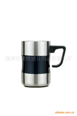 安全耐用的双层304不锈钢口杯 工厂直供350ml，品质由检测认证